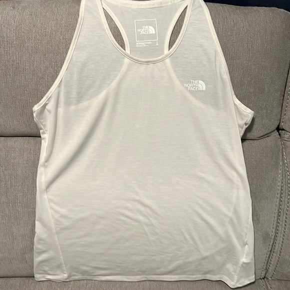 The North Face Cream Sz L Tank Top - Picture 1 of 4